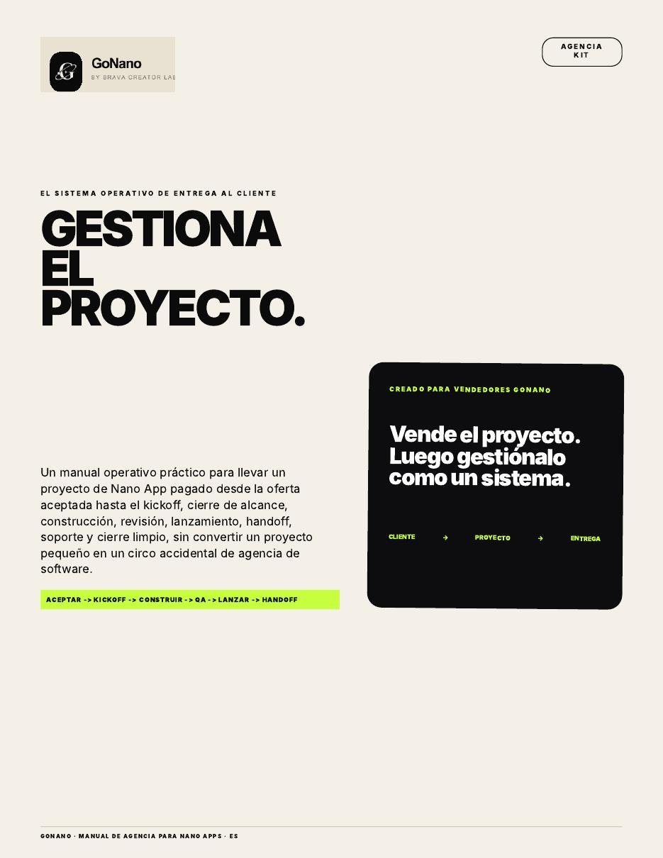 Manual de Agencia para Nano Apps