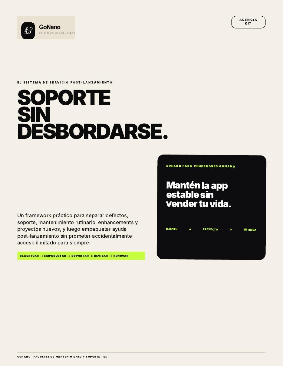 Mantenimiento + Soporte