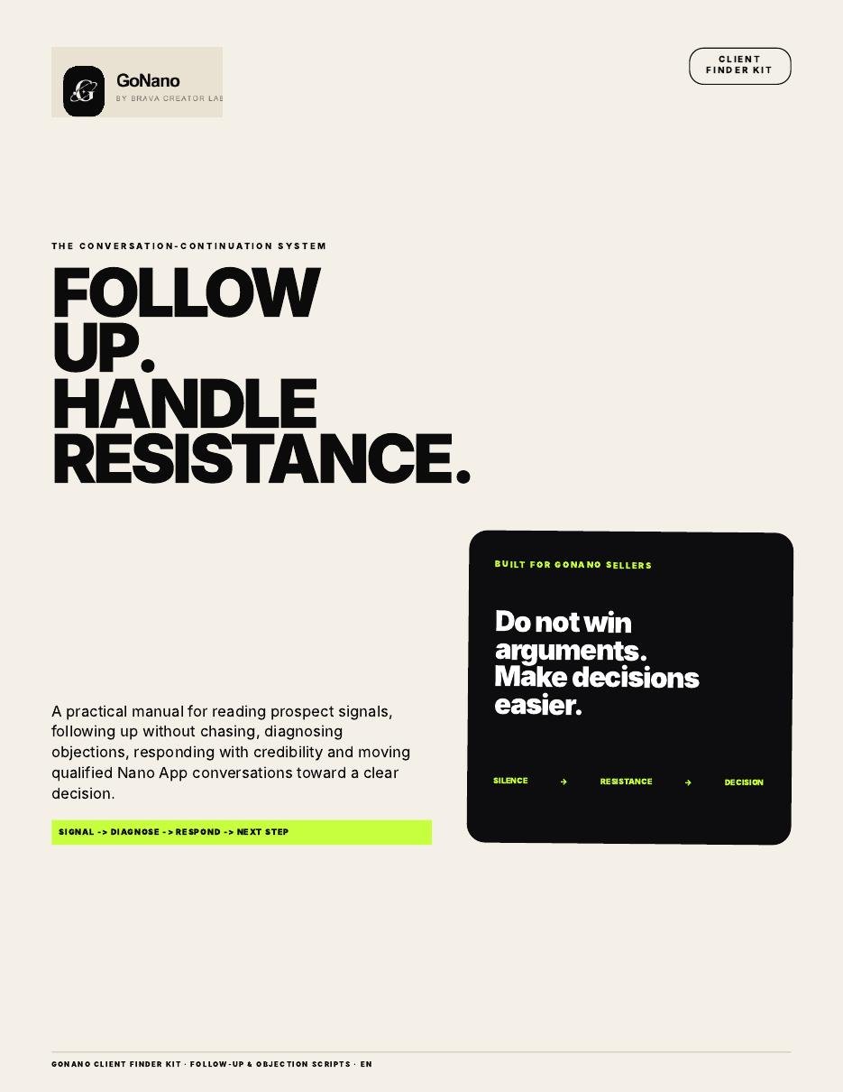 Follow-Up + Objections