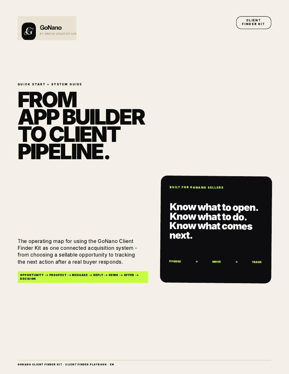 Client Finder Playbook